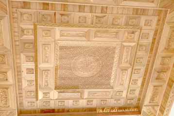 Trần gỗ phòng thờ - mã số: TPT-04