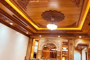 Trần gỗ cổ điển - mã số: CD-10P