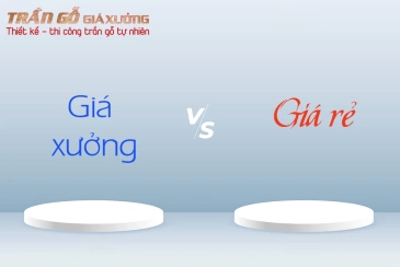 Trần gỗ Giá xưởng hay trần gỗ giá rẻ