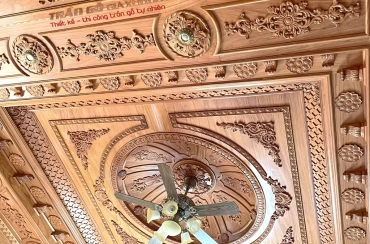 Trần gỗ cổ điển - mã số: CD-02