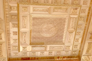 Trần gỗ phòng thờ - mã số: TPT-04