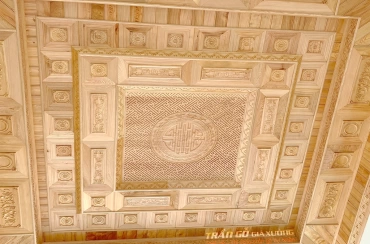 Trần gỗ phòng thờ - mã số: TPT-04
