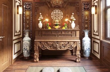 Phòng thờ tư gia - mã số: PT-02