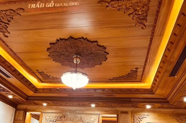 Trần gỗ cổ điển - mã số: CD-10P