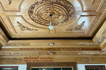  Trần gỗ cổ điển - mã số: CD-12